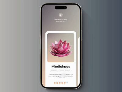 Meditation App Concept