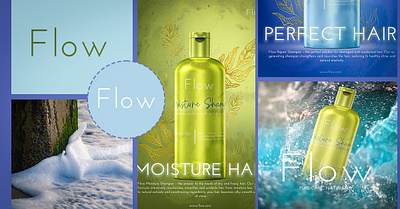 Flow | Brand Identity brand brand identity branding design graphic design logo product design shampoo