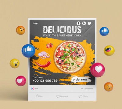 Pizza near me advertising burger dinner food design food post food poster graphic design graphicdsrv pizza pizza near me pizza post pizza poster poster social media social work