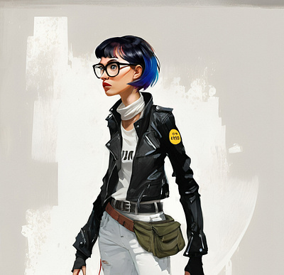 URBAN DREAMER: Character Concept Art art casual character character design concept concept art design female illustration sketch urban young woman