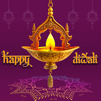 Happy Diwali design graphic design illustration typography