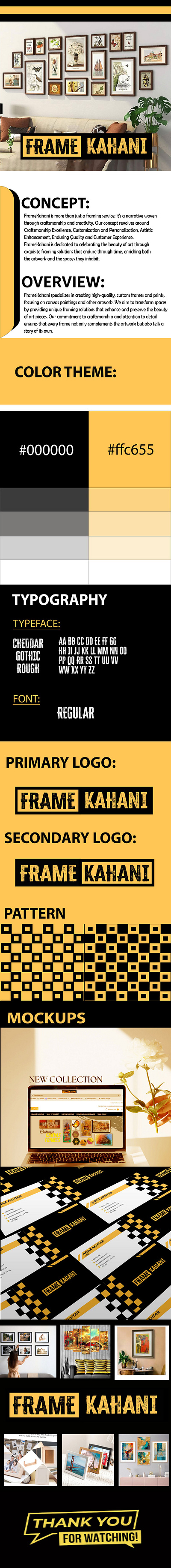 FRAMKAHANI BRANDING GUIDELINES brand design brand identity branding design graphic design logo logo design