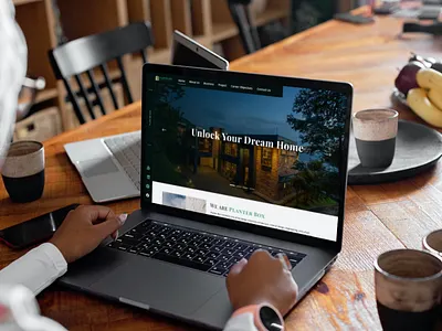 Portfolio of an Architecture Company branding design typography ui ux web