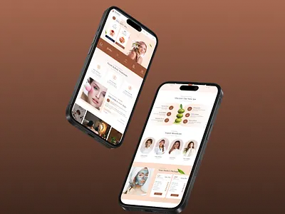 WELLNEZ: A skin care website design 3d animation branding design figma graphic design health landing page latest logo motion graphics ui website