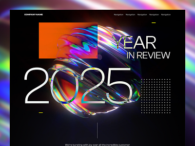 Landing page concept - Annual report branding design graphic design modern ui ux webdesign