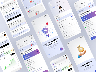 Stock Investment App Design app design dashboard design mobile app saas design ui ui design ui ux design uiux ux ux design web design