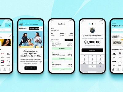 Compra ahora. Paga a plazos. aplazo app brands cart cuotas español finance fintech ios latam merchant mexico mobile plazos sans shopping spanish stores wallet