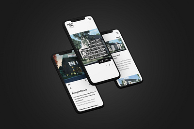 Mobile Website - Architectural Studio graphic design mobile design ui