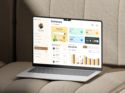 Imacof Dashboard - Coffee Shop Sales Management analytic coffee coffee shop dashboard datatables design order management products report restaurant sales sales management ui ui kit