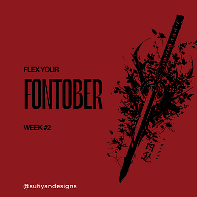 Fontober - Week 2 of font pairing. branding design figma graphic design illustration inspiration landing page logo ui uidesign wallpaper web webdesign