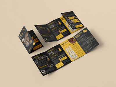 Museum Tour Brochure: a5 animation design flyer graphic design illustration leaflets logo motion graphic motion graphics