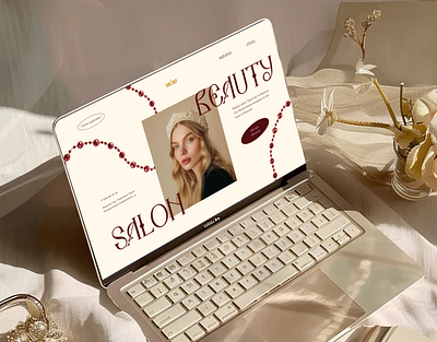 Website for a beauty salon beauty salon design site ui ux web design website