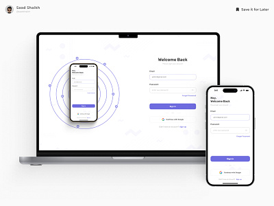 Clean Login Page ✨ app auth authentication clean login design figma free iphone login login page login signup mobile mobile app signup signup page ui ui design web web app website