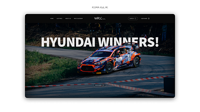 WRC info / Mockup / Web Design app branding design graphic design illustration logo race rally site tv ui ux web wrc