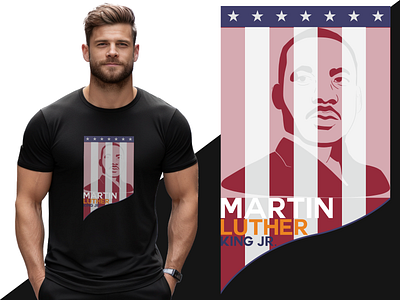 Martin Luther King Jr Day 2025 design graphic design illustration martin luther t shirt design tshirt tshirt design tshirtdesign typography typography tshirt