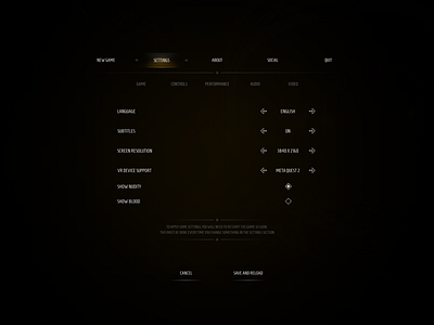 Roguelike Menu UI (WIP) concept design design game menu ui ui design