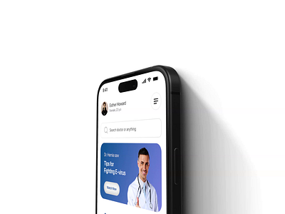 Simplifying Health: A Fresh Take on Doctor Visits branding ui