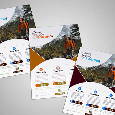 Travel Flyer Design adventure design explore flyer graphic design tourism travel trip world