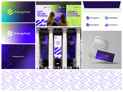 Energyhub Exchange Trading Branding branding design graphic design logo