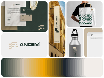 Ancem Branding branding design graphic design logo product design