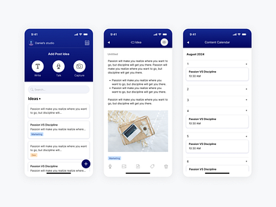 Mobile App mobile app product design saas ui ux