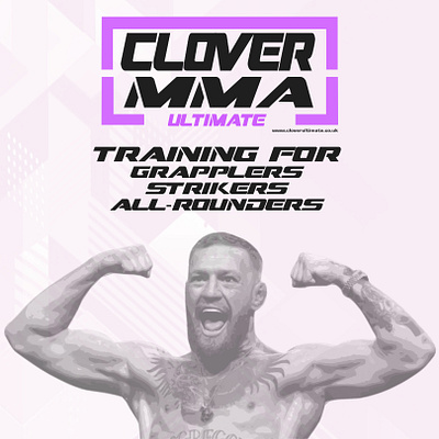 Clover MMA Ads (NOV 2024) affinity branding design graphic design illustration logo typography vector