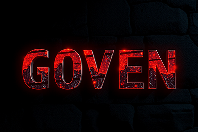 Goven-display font design font graphic design illustration logo