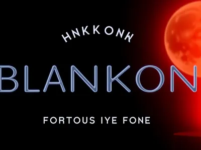 Blankon – Display Font design font font sans serif graphic design