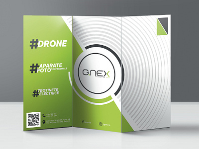 GNEX.ro - Trifold BROCHURE (Template) artwork branding brochure design print template trifold vector