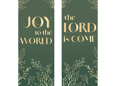 Advent Banners advent banners branding graphic design illustration vector