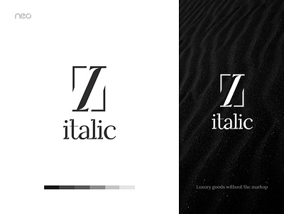 italic, Luxury brand logo brand design i logo italic letter letter logo logo luxury luxury brand