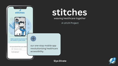 Stitches: A UI/UX Project 3d branding graphic design motion graphics ui