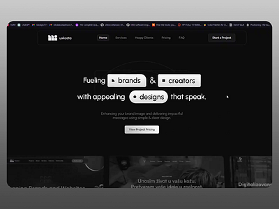 uxkosta - Website Design after effects animation clean design designer gif graphic design landing page landingpage motion motion graphics page productivity saas ui8 uidesign uxdesign web app web design website design