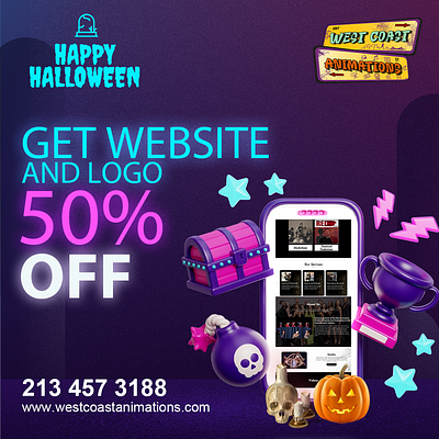 Spooktacular Halloween Deal branding design graphic design halloween icon identity illustration logo ui ux vector