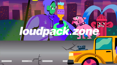 Bassivity Loudpack.Zone | Opening Sequence animated intro cel animation frame by frame animation motion design motion graphics opening sequence traditional animation