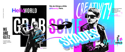 WE ARE GLITZ - Social Media Post Design carrousel post content social media design graphic design illustration social media social media post design