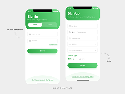 Sign In & Sign Up Screens app design app ui clean clean ui design challenge forms input fields login form minimal sign in sign up tab ui ux ui ux design ux