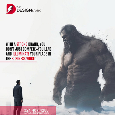 Strength in Branding apparel big giant branding compete design energy giant graphic design illustration logo merch strength strong brand ui vector