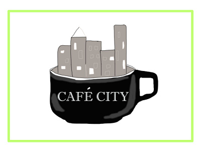 Cafe City branding design digital graphic design illustration illustrations