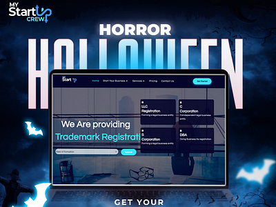 HORROR HALLOWEEN SPECIAL! branding design graphic design horror halloween illustration logo typography ui vector web design