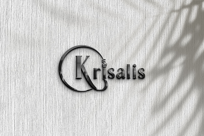 Krisalis Skincare brand branding design graphic design identity logo simple vector