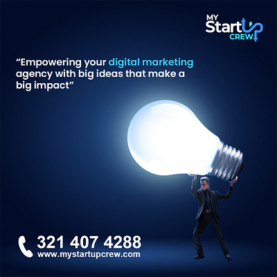 Empowering Digital Marketing with Big Ideas! branding design digital marketing graphic design ideas ui web design