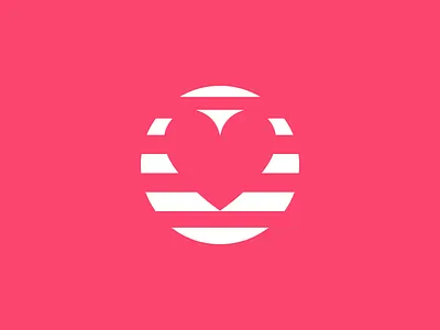 Heart, Love unused exclusive logo / symbool for sale branding custom logo design designer freelance logo designer geometric heart identity logo logo creator logo designer logodesigner love mark minimal process ready logo red symbol unused