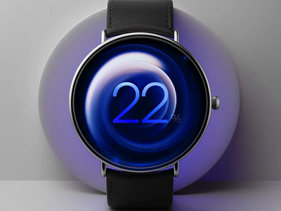 Digital watch charging animation by Milkinside 3d animation branding charging clock consumer energy motion oem spinn spinner tunnel ui watch watchface