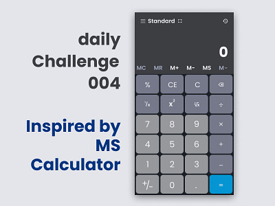 Daily Challenge 04 - Calculation calculation challenge04 dailyui mobile