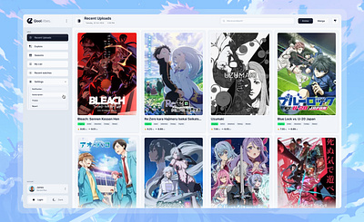 QoolVibes - Streaming anime platform UI design animation anime app branding design film japan app logo manga movie netflix serie stream streaming ui ux