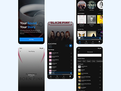 Music Player Mobile Apps dailyui design mobile mobile apps music music player ui design