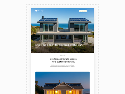 Portfolio website for Sunergy animation branding logo ui