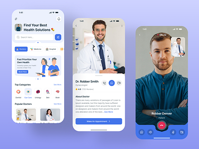 Medical Mobile Application best design booking app doctor app health care junayed medical medical app medical care medicine medicine app mobile app modern app online doctor online sheba pharmacy app popular design product design selling app telimedicine app ui design