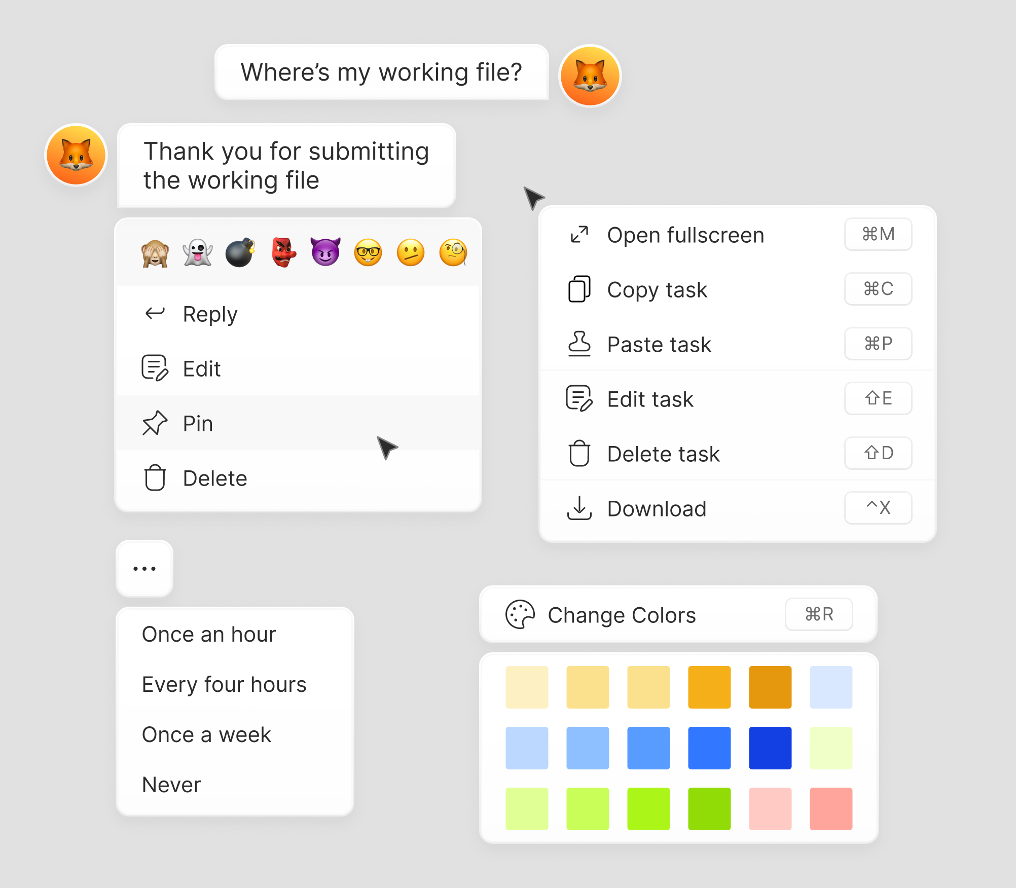 Dropdowns context context menu design droop down dropdown emojis malaysia ui ui ux